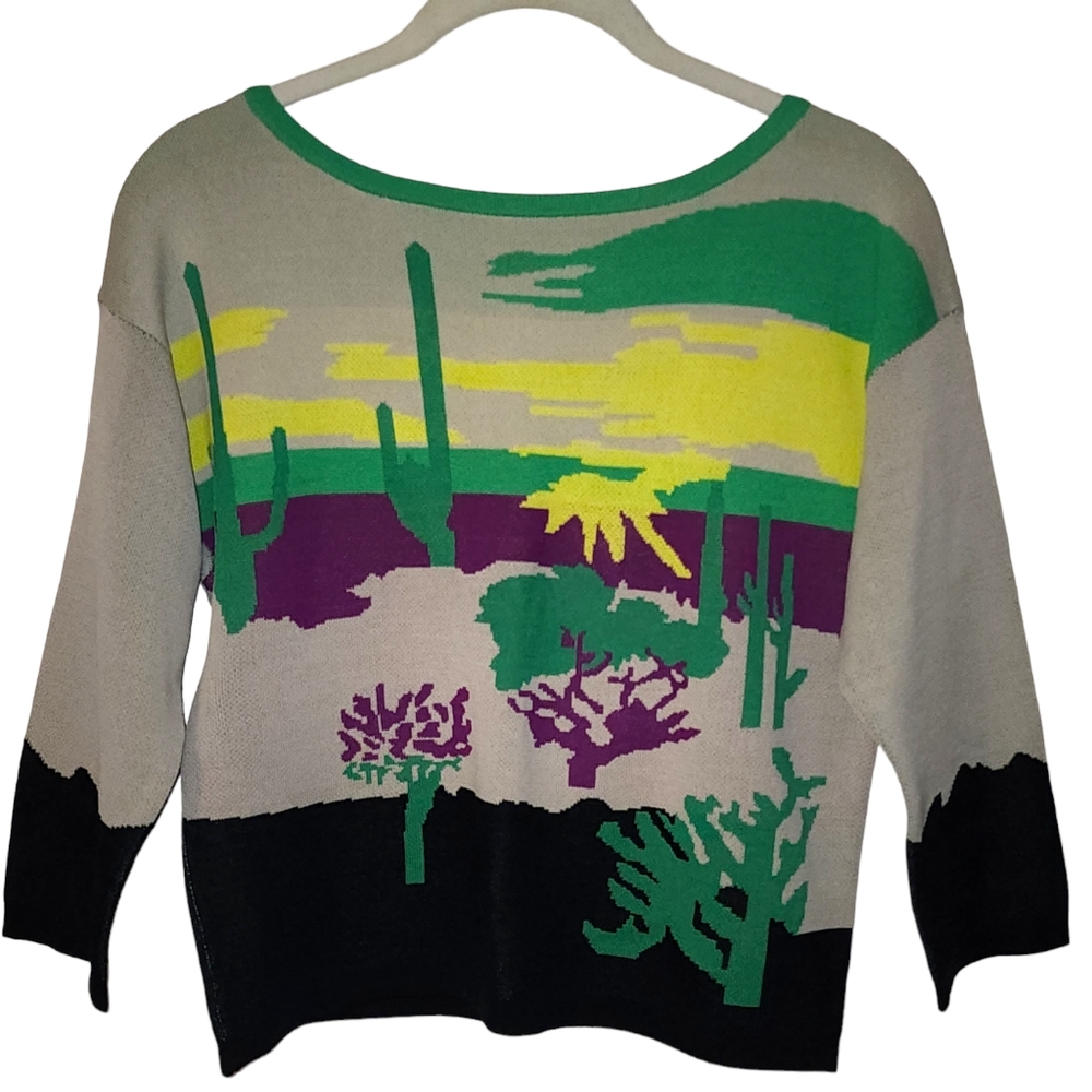 Tracy Reese Desert Scene Top
